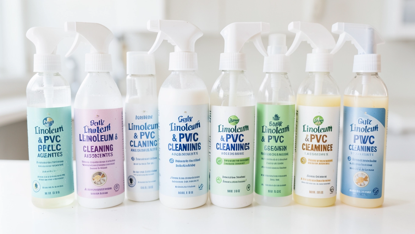 Rodzaje środków do codziennego mycia linoleum i PCV