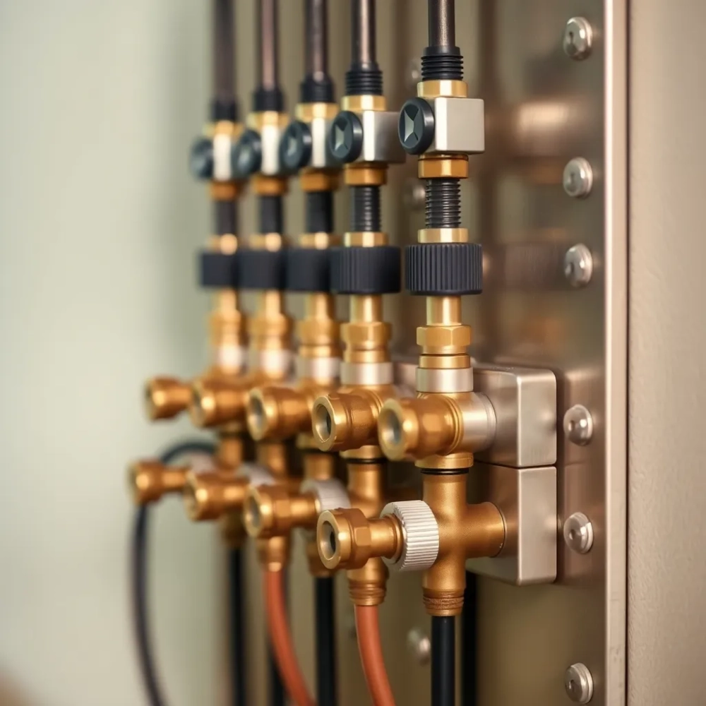 Rozdzielacz do ogrzewania podłogowego 10 obwodów