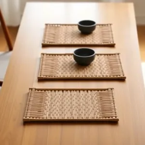 Bambusowe podkładki na stół