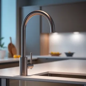 Bateria Franke Onyx z wyciąganą wylewką