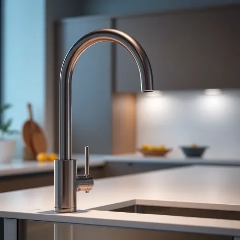 Bateria Franke Onyx z wyciąganą wylewką