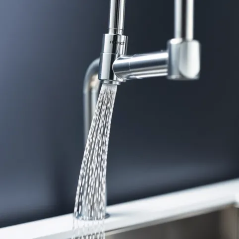 Bateria kuchenna Franke z wyciąganą wylewką montaż