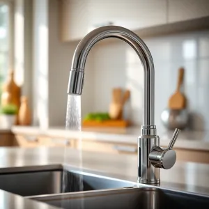 Bateria kuchenna Grohe z wyciąganą wylewką