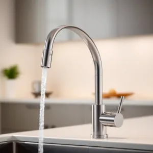 Bateria kuchenna z elastyczną wylewką Grohe