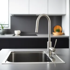 Bateria kuchenna z wyciąganą wylewką Hansgrohe