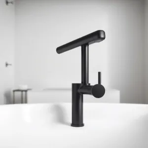 Bateria Wannowa Ze Składaną Wylewką Czarna