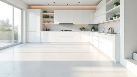 biała kuchnia jakie płytki