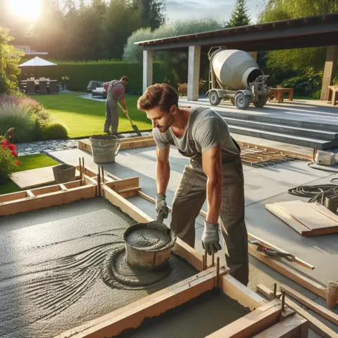 budowa tarasu betonowego