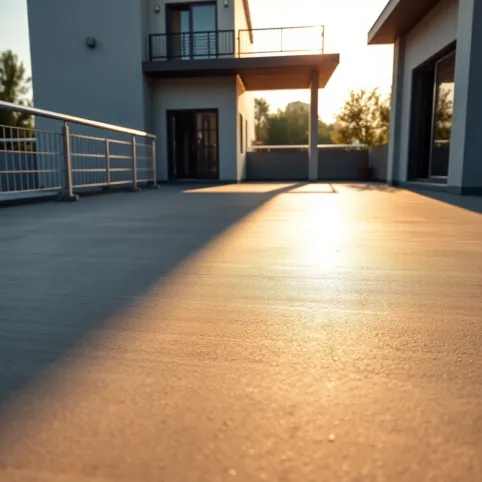 Cementowa wylewka samopoziomująca na zewnątrz