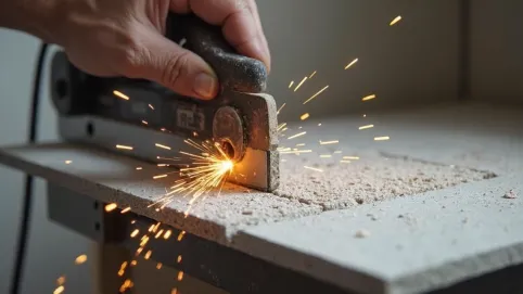 Cięcie płytek gresowych