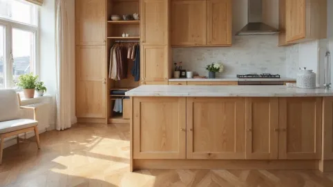 Ciężkie meble na panelach winylowych