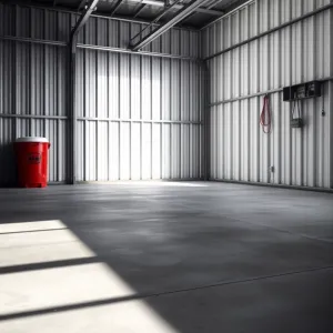 Co na podłogę w garażu blaszanym