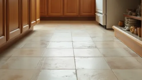 Co na podłogę w kuchni na stare płytki