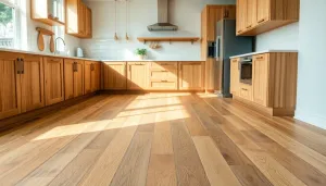 Co położyć na drewnianą podłogę w kuchni