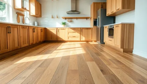 Co położyć na drewnianą podłogę w kuchni