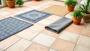 Co położyć na płytki na tarasie