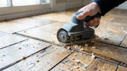 Cykliniarka ręczna do parkietu