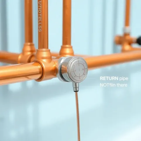 Czujnik temperatury podłogówki na zasilaniu czy powrocie