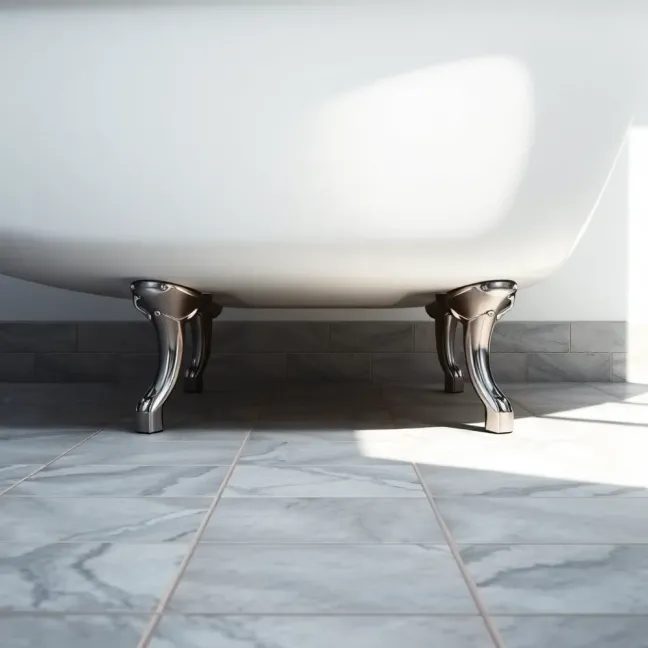 Czy kłaść płytki pod wanną