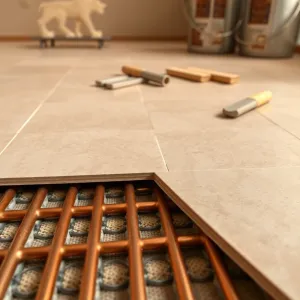 Czy można układać płytki na włączonym ogrzewaniu podłogowym