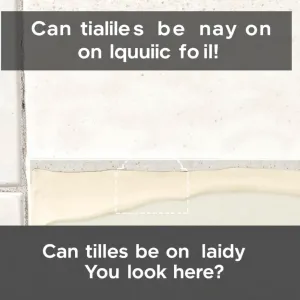 Czy na folię w płynie można kłaść płytki