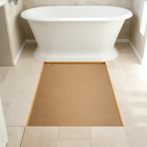 Czy pod wanną kładzie się płytki