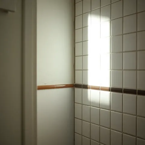 Czy układać płytki za szafkami w łazience