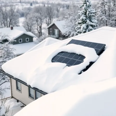 Czym czyścić panele fotowoltaiczne że śniegu