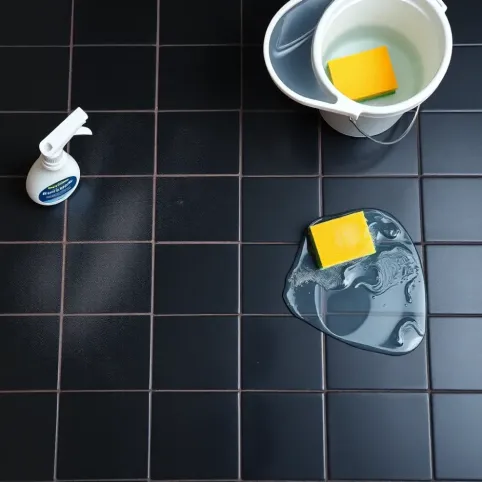 Czym myć czarne płytki podłogowe