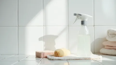 czym myć płytki w łazience
