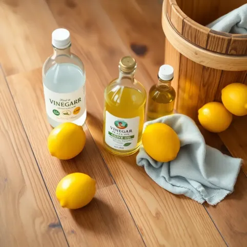 Czym myć podłogę drewnianą domowe sposoby