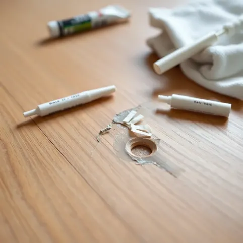 Czym naprawić panele podłogowe