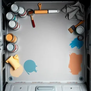 Czym pomalować podłogę w busie