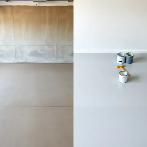 Czym pomalować posadzkę betonową w garażu