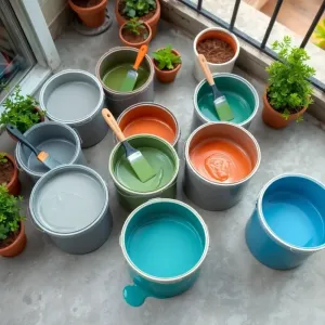 Czym pomalować posadzke na balkonie