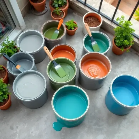 Czym pomalować posadzke na balkonie