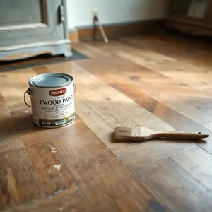 Czym pomalować stary parkiet