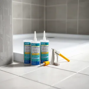 Czym przykleić brodzik do podłogi