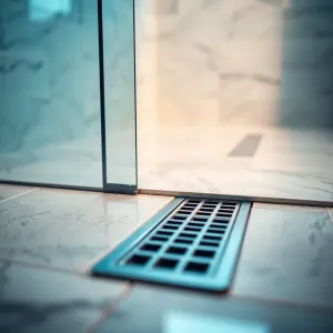 Czym przykleić płytki do odpływu liniowego