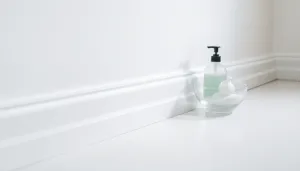 Czym umyć białe listwy przypodłogowe