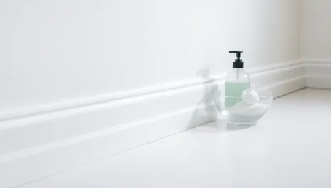 Czym umyć białe listwy przypodłogowe