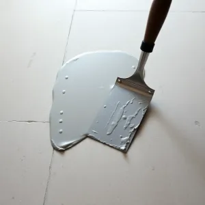 Czym wyrównać fugi pod panele winylowe