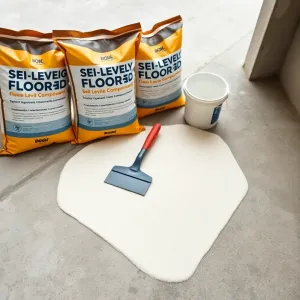 Czym wyrównać posadzkę pod żywicę