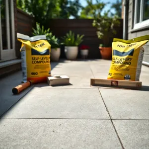 Czym wyrównać taras pod płytki