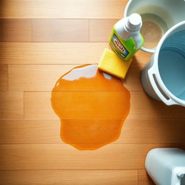 Czym zmyć olej z podłogi