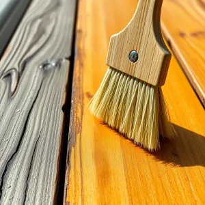 Czyszczenie deski tarasowej