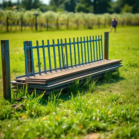 Demontaż ogrodzenia panelowego KNR