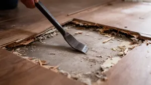 Demontaż paneli podłogowych