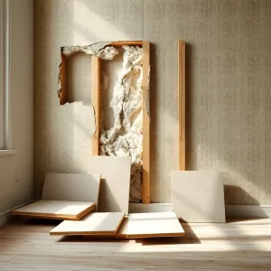 Demontaż paneli ściennych KNR