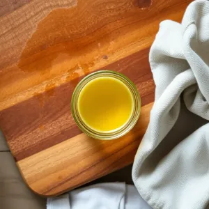 Deska do krojenia drewnianą czym zaimpregnować